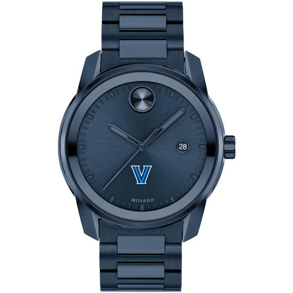 Villanova University Men's Movado BOLD Blue Ion with Date Window Shot #2