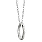 Villanova University Monica Rich Kosann "Carpe Diem" Poesy Ring Necklace in Silver Shot #1