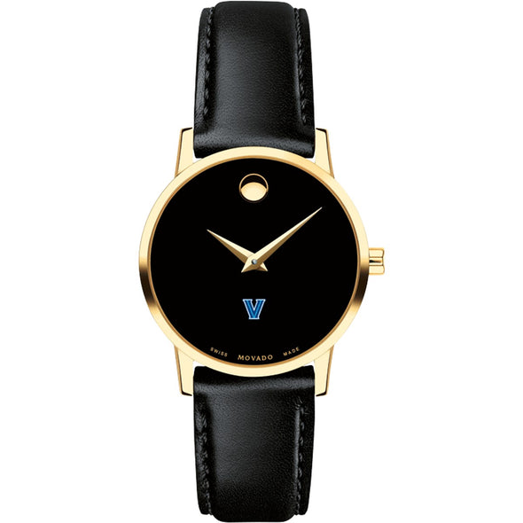 Villanova Women's Movado Gold Museum Classic Leather Shot #2