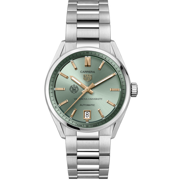 Villanova Women's TAG Heuer Steel Carrera Automatic with Green Dial Shot #2