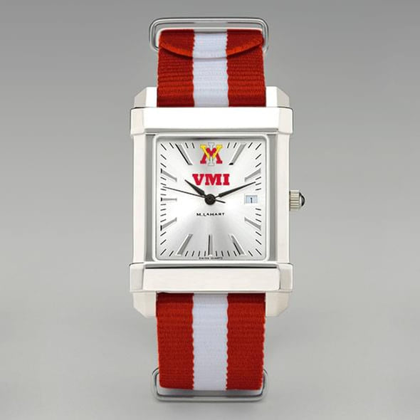 Virginia Military Institute Collegiate Watch with RAF Nylon Strap for Men Shot #2