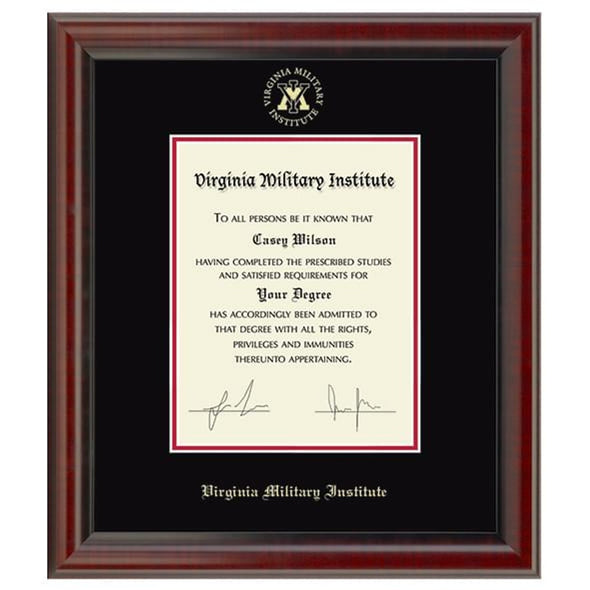 Virginia Military Institute Diploma Frame, the Fidelitas Shot #1