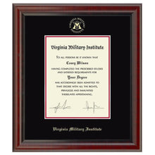 Virginia Military Institute Diploma Frame, the Fidelitas Shot #1