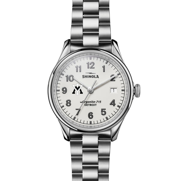 Virginia Military Institute Shinola Watch, The Vinton 38 mm Alabaster Dial at M.LaHart & Co. Shot #2