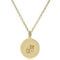 Virginia Tech 18K Gold Pendant & Chain Shot #2