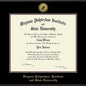 Virginia Tech Diploma Frame - Gold Medallion Shot #2