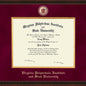 Virginia Tech Masters/Ph.D. Excelsior Diploma Frame Shot #2