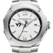 Virginia Tech Men's Baume et Mercier 42mm Riviera Watch with White Dial & Bracelet