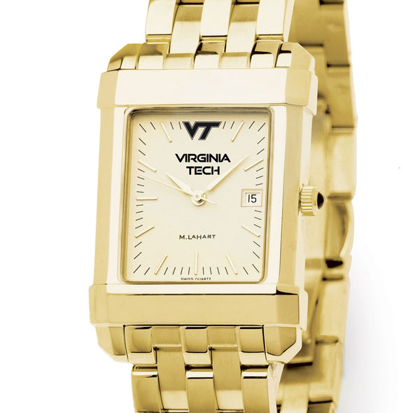 Virginia Tech Men's Gold Quad with Bracelet Shot #1