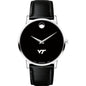 Virginia Tech Men's Movado Museum with Leather Strap Shot #2