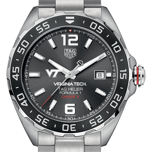 Virginia Tech Men&#39;s TAG Heuer Formula 1 with Anthracite Dial &amp; Bezel Shot #1