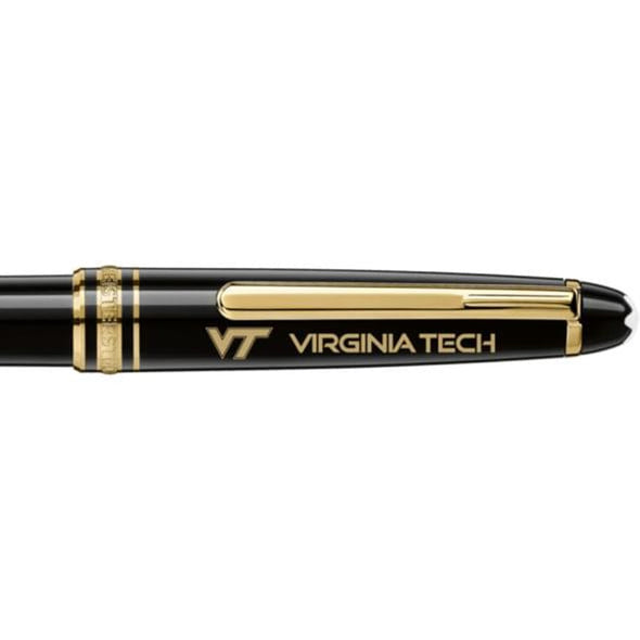 Virginia Tech Montblanc Meisterstück Classique Ballpoint Pen in Gold Shot #2