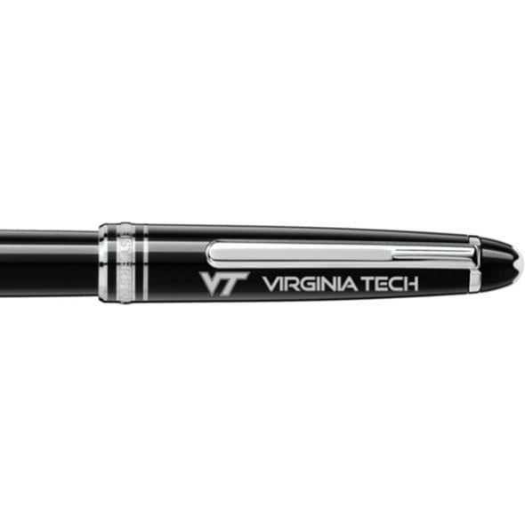 Virginia Tech Montblanc Meisterstück Classique Rollerball Pen in Platinum Shot #2