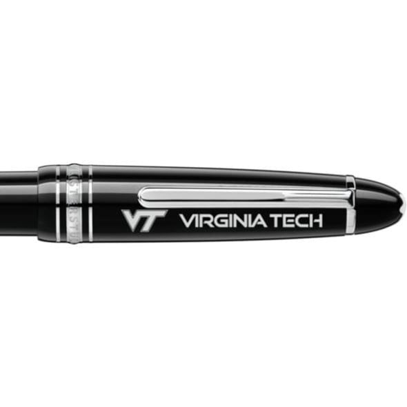 Virginia Tech Montblanc Meisterstück LeGrand Ballpoint Pen in Platinum Shot #2