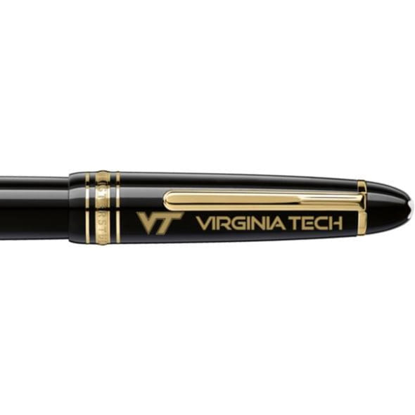 Virginia Tech Montblanc Meisterstück LeGrand Rollerball Pen in Gold Shot #2
