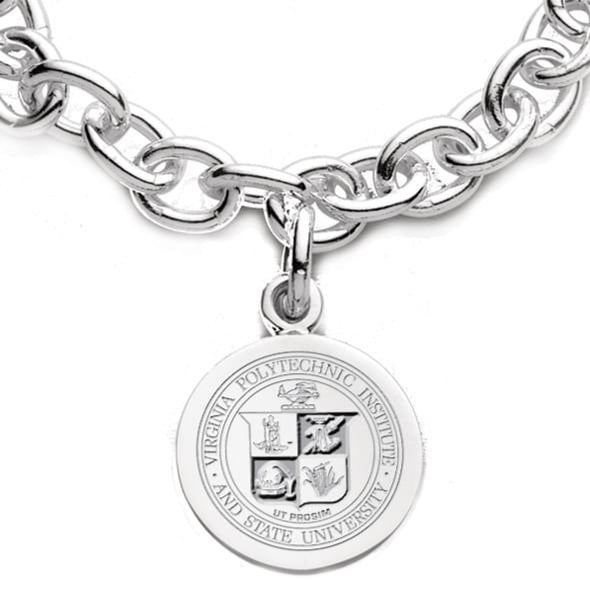 Virginia Tech Sterling Silver Charm Bracelet Shot #2