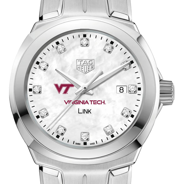 Virginia Tech TAG Heuer Diamond Dial LINK for Women Shot #1