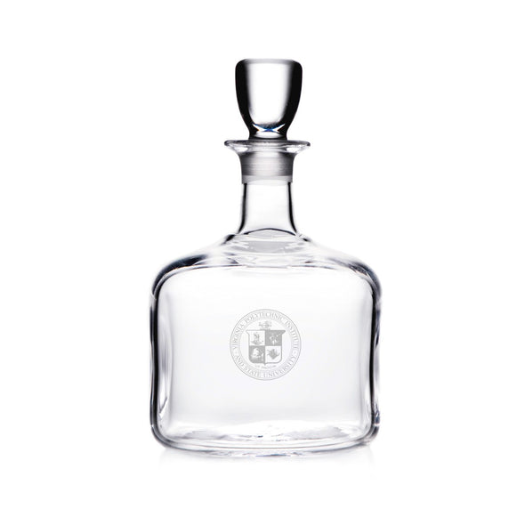 Virginia Tech Whiskey Decanter and Glasses by Simon Pearce Shot #2