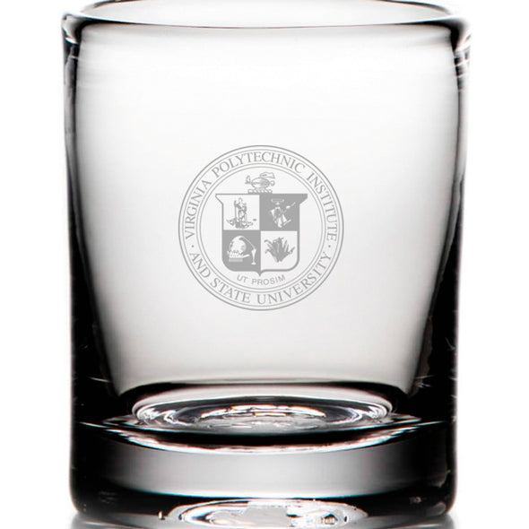 Virginia Tech Whiskey Glass by Simon Pearce Shot #2
