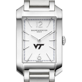 Virginia Tech Women's Baume et Mercier 35X22mm Hampton Watch with Silver Dial & Bracelet Shot #1