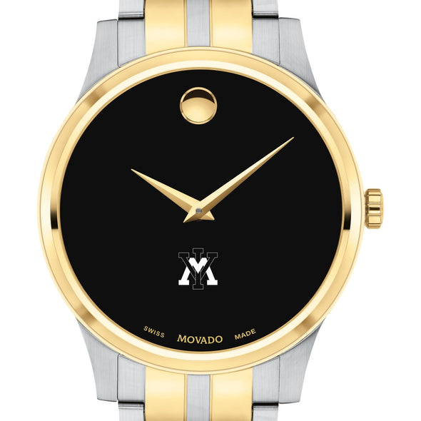 VMI Men's Movado Collection Two-Tone Watch with Black Dial Shot #1