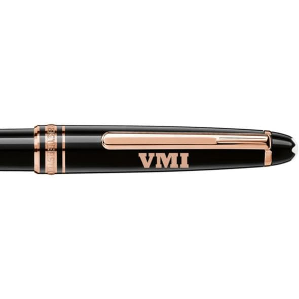 VMI Montblanc Meisterstück Classique Ballpoint Pen in Red Gold Shot #2