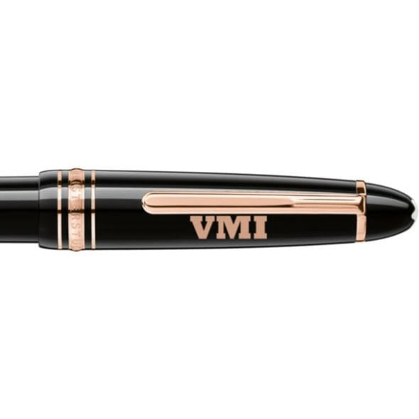 VMI Montblanc Meisterstück LeGrand Ballpoint Pen in Red Gold Shot #2