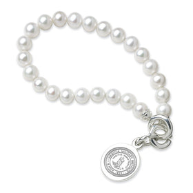 VMI Pearl Bracelet with Sterling Silver Charm Shot #1