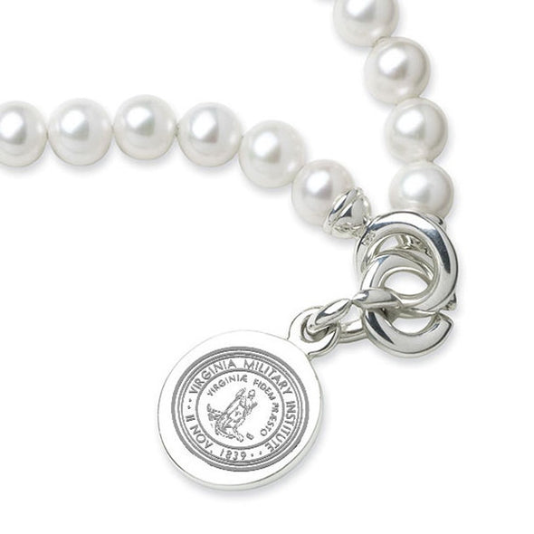 VMI Pearl Bracelet with Sterling Silver Charm Shot #2