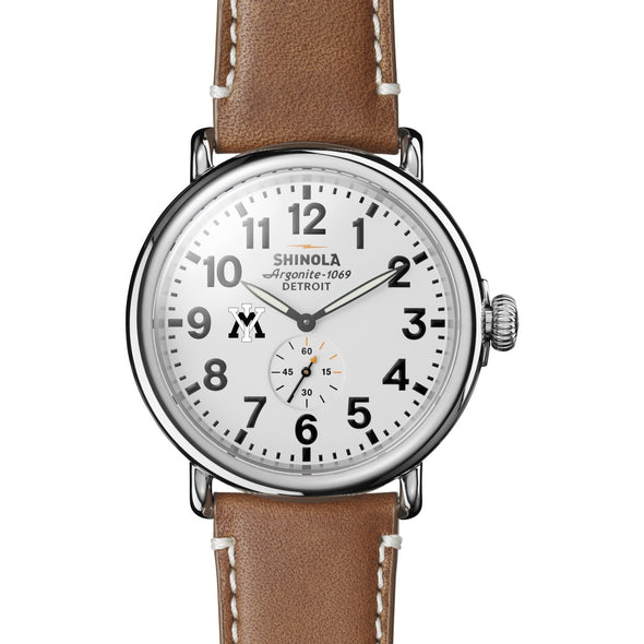 VMI Shinola Watch, The Runwell 47 mm White Dial Shot #2