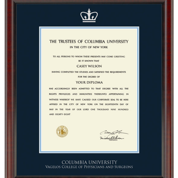 VP&S Diploma Frame, the Fidelitas Shot #2