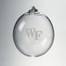 Wake Forest Glass Ornament by Simon Pearce