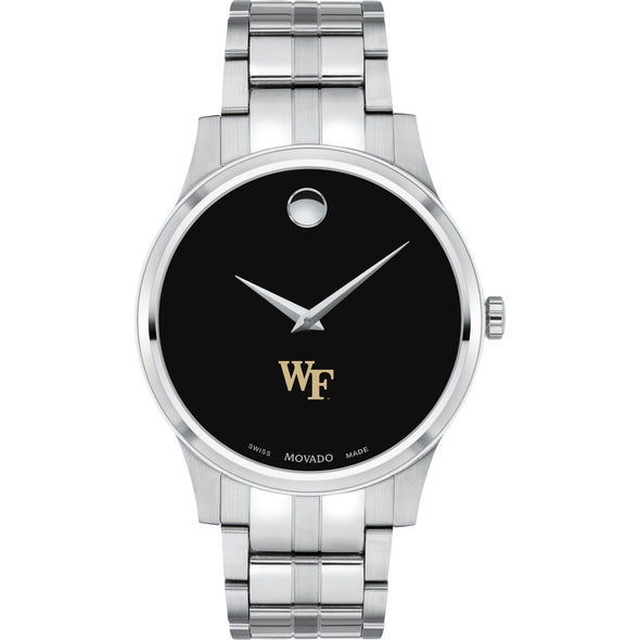 Wake Forest Men's Movado Collection Stainless Steel Watch with Black Dial Shot #2