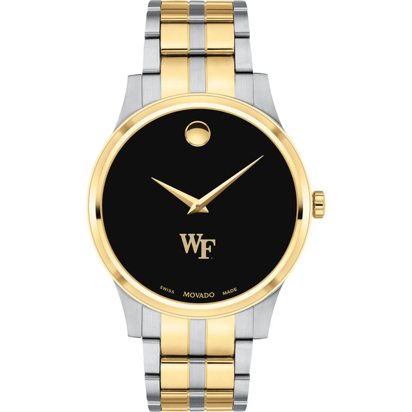 Wake Forest Men's Movado Collection Two-Tone Watch with Black Dial Shot #2