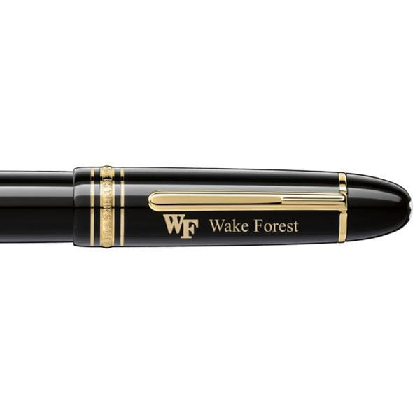 Wake Forest Montblanc Meisterstück 149 Fountain Pen in Gold Shot #2