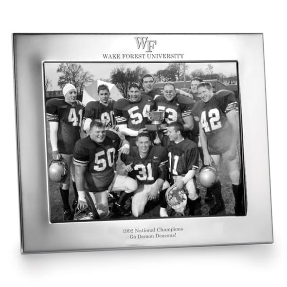 Wake Forest Polished Pewter 8x10 Landscape Picture Frame Shot #2