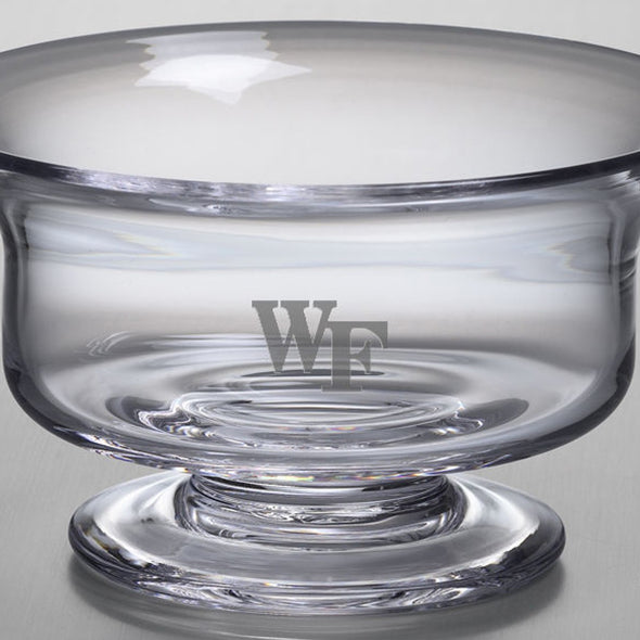 Wake Forest Simon Pearce Glass Revere Bowl Med Shot #2