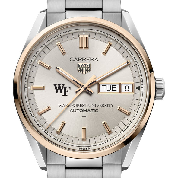 Wake Forest TAG Heuer Carrera Automatic Day-Date 18K 5N Rose Gold Shot #1