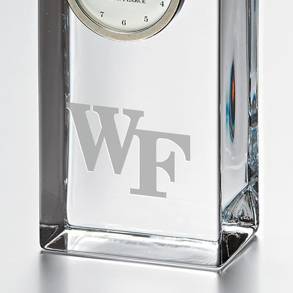 Wake Forest Tall Glass Desk Clock by Simon Pearce Shot #2