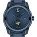 Wake Forest University Men's Movado BOLD Blue Ion with Date Window