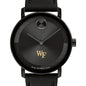 Wake Forest University Men's Movado BOLD with Black Leather Strap Shot #1