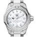 Wake Forest Women's TAG Heuer Steel Aquaracer with Diamond Dial & Bezel