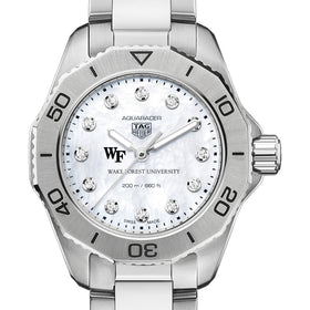 Wake Forest Women&#39;s TAG Heuer Steel Aquaracer with Diamond Dial Shot #1