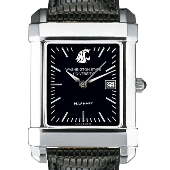 Washington State University Men's Black Quad with Leather Shot #1