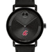 Washington State University Men's Movado BOLD with Black Leather Strap