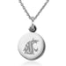 Washington State University Necklace with Charm in Sterling Silver