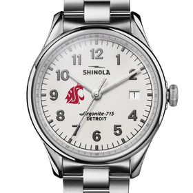 Washington State University Shinola Watch, The Vinton 38 mm Alabaster Dial at M.LaHart & Co. Shot #1