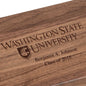 Washington State University Solid Walnut Desk Box Shot #3