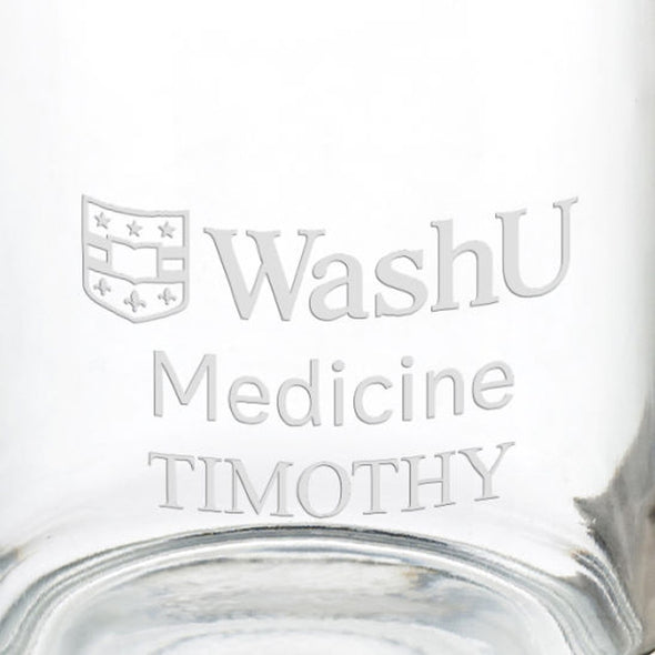 Washington University School of Medicine in St. Louis 13 oz Glass Coffee Mug Shot #3