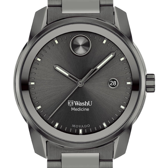 Washington University School of Medicine in St. Louis Men's Movado BOLD Gunmetal Grey with Date Window Shot #1